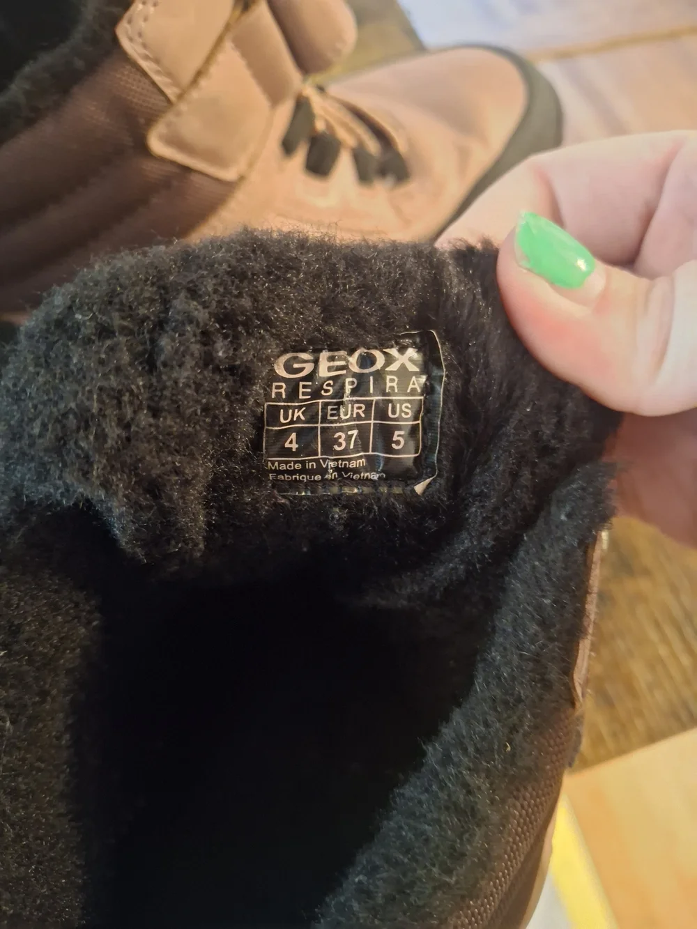 Geox Kids Brown and Black Waterproof Winter Boots - Picture 2 of 3